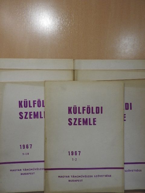 Külföldi Szemle 1967. január-december + különszám [antikvár]