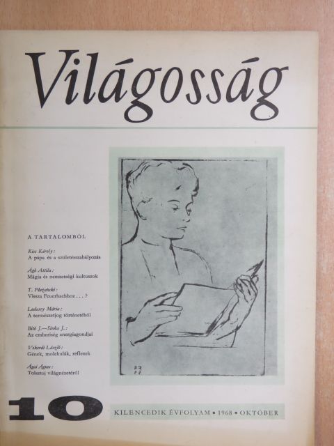 Ágai Ágnes - Világosság 1968. október [antikvár]