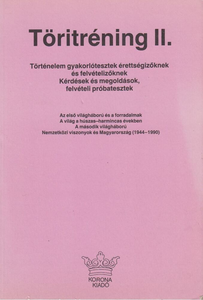Dr. Benkes Mihály - Töritréning II. [antikvár]