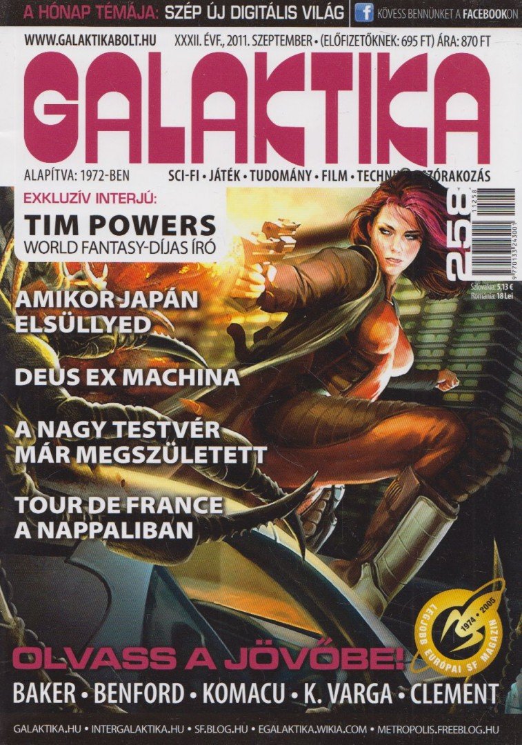 BURGER ISTVÁN - Galaktika 258. XXXII. évf., 2011. szeptember [antikvár]