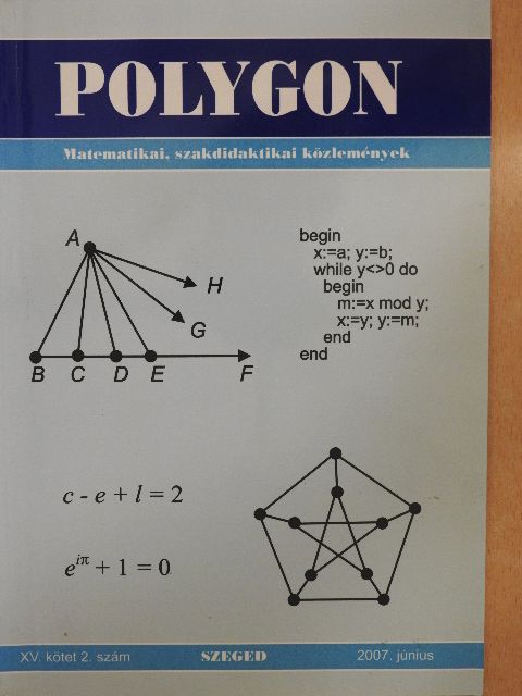 Szabó Péter Gábor - Polygon 2007. június [antikvár]