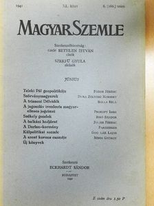 Biró Sándor - Magyar Szemle 1941. június [antikvár]