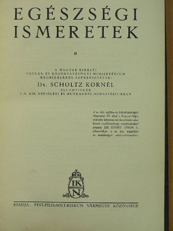 Dr. Parassin József - Egészségi ismeretek II. [antikvár]