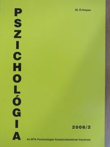 Billing-Kovács Márta - Pszichológia 2006/2. [antikvár]