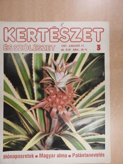 Dr. Kállay Tamásné - Kertészet és Szőlészet 1991. január 17. [antikvár]