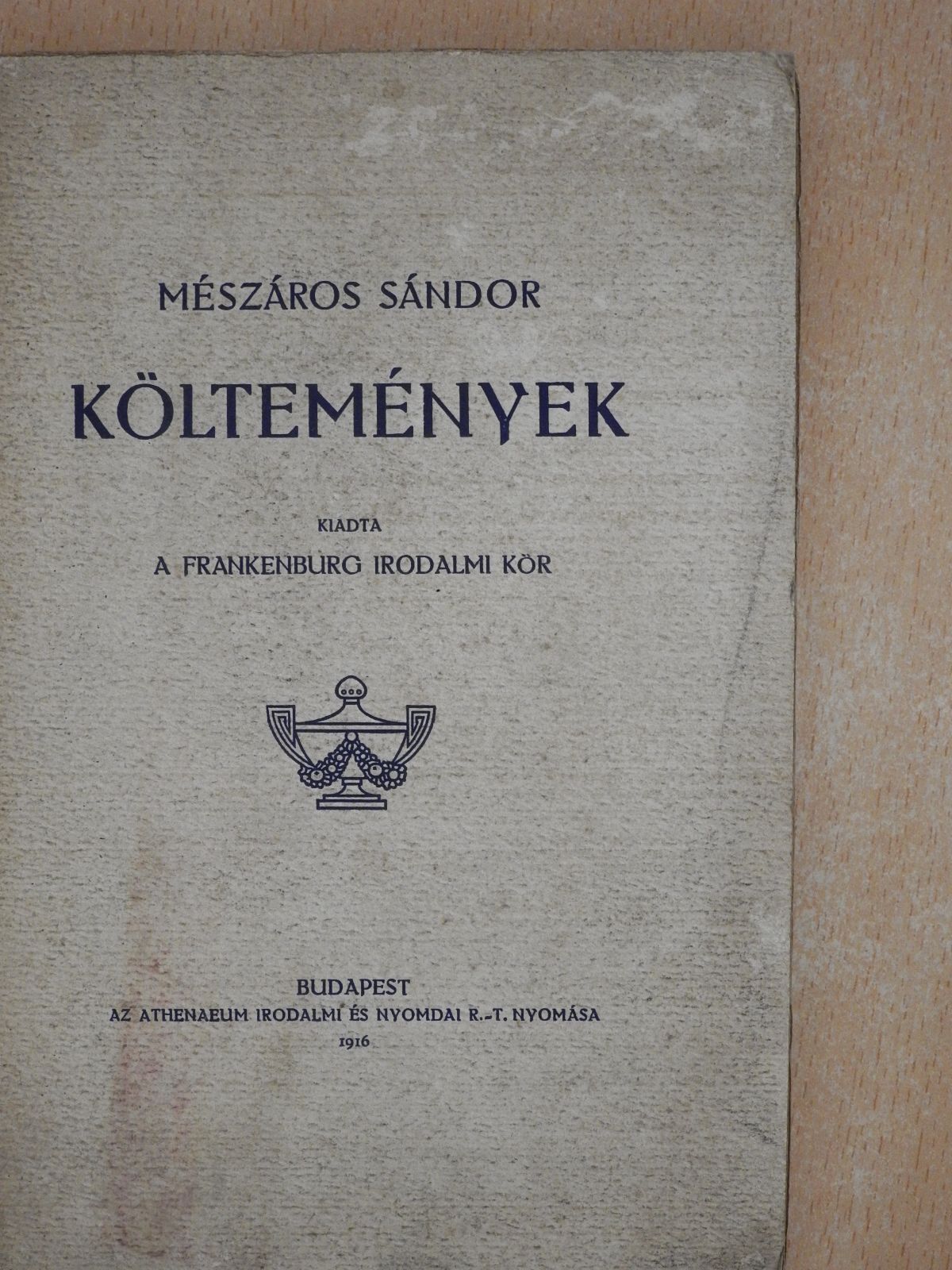Mészáros Sándor - Költemények (dedikált példány) [antikvár]