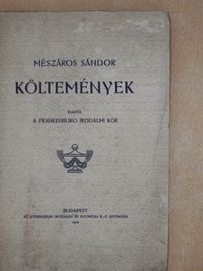 Mészáros Sándor - Költemények (dedikált példány) [antikvár]