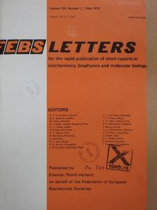 A. Askari - Febs Letters Volume 101, Number 1-2./Volume 102, Number 1-2. [antikvár]