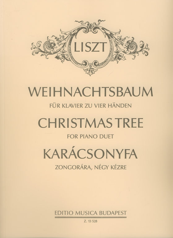 Liszt Ferenc - KARÁCSONYFA (WEIHNACHTSBAUM) ZONGORÁRA, NÉGY KÉZRE (KOVÁTS GÁBOR)