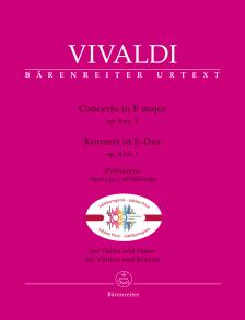 Vivaldi - CONCERTO IN E MAJOR OP.8 NO.1 "PRIMAVERA" FOR VIOLIN AND PIANO