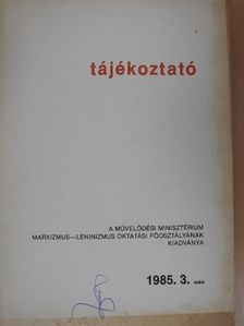 Fazekas András - Tájékoztató 1985/3. [antikvár]
