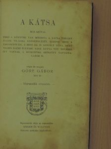 Gárdonyi Géza - A Kátsa [antikvár]