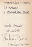 Farkasházy Tibor - 22 bolond a Rádiókabaréból (dedikált) [antikvár]