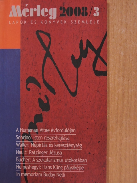 Mártonffy Marcell - Mérleg 2008/3. [antikvár]