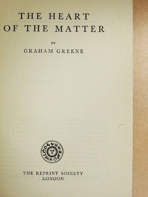 Graham Greene - The Heart of the Matter [antikvár]