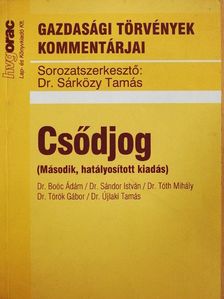 Dr. Boóc Ádám - Csődjog [antikvár]