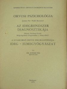 Dr. Juhász Pál - Orvosi pszichológia/Az idegrendszer diagnosztikája/A gyakorló orvos enciklopédiája: Ideg-elmegyógyászat [antikvár]