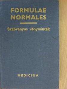 Dr. Szilágyi Géza - Formulae Normales V. [antikvár]