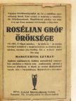 Marguerite Levray - Rosélian gróf öröksége [antikvár]