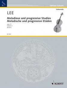 LEE - MELODISCHE UND PROGRESSIVE ETÜDEN OP.31 HEFT 2 FÜR VIOLONCELLO (BECKER)