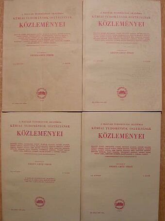 Bodor Géza - A Magyar Tudományos Akadémia Kémiai Tudományok Osztályának Közleményei [antikvár]