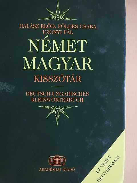 Földes Csaba - Német-magyar kisszótár [antikvár]