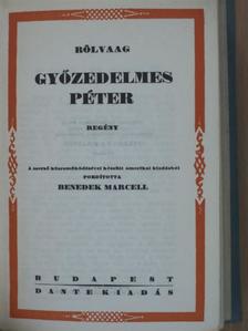Ole Edward Rölvaag - Győzedelmes Péter [antikvár]