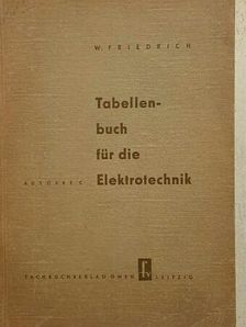 Tabellenbuch für die Elektrotechnik [antikvár]