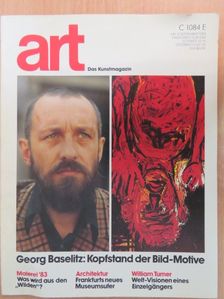 Georg Baselitz - art - Das Kunstmagazin September 1983 [antikvár]
