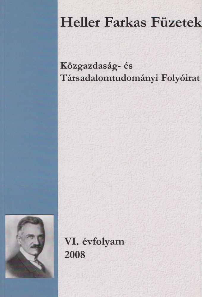 Dr. Schlett András - Heller Farkas Füzetek VI. évfolyam [antikvár]
