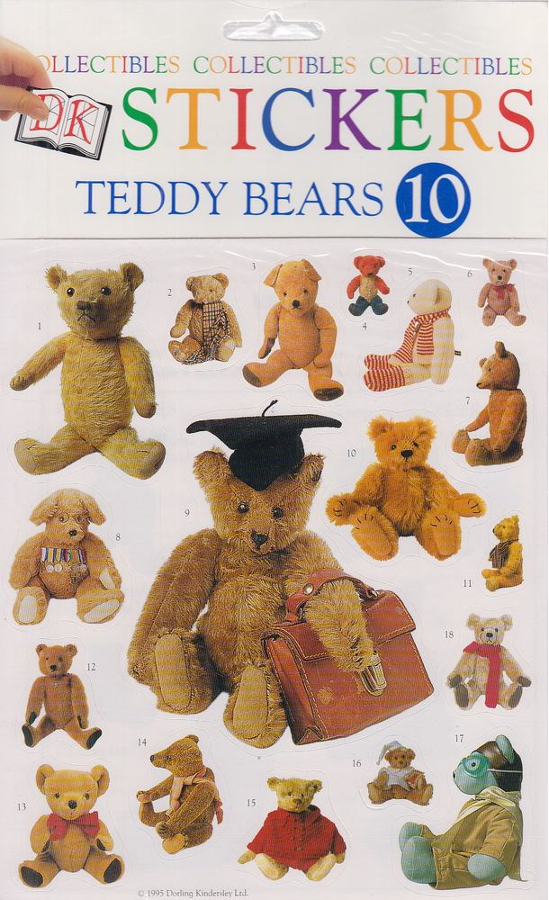 Dk Stickers - Collectibles 10: Teddy Bears [antikvár]