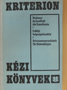 Szabó M. Attila - Erdélyi helységnévszótár [antikvár]