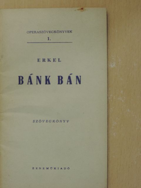 Egressy Béni - Bánk Bán [antikvár]
