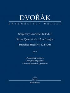 DVORAK - STRING QUARTET NO.12 IN F MAJOR "AMERICAN QUARTET" STUDIENPARTITUR