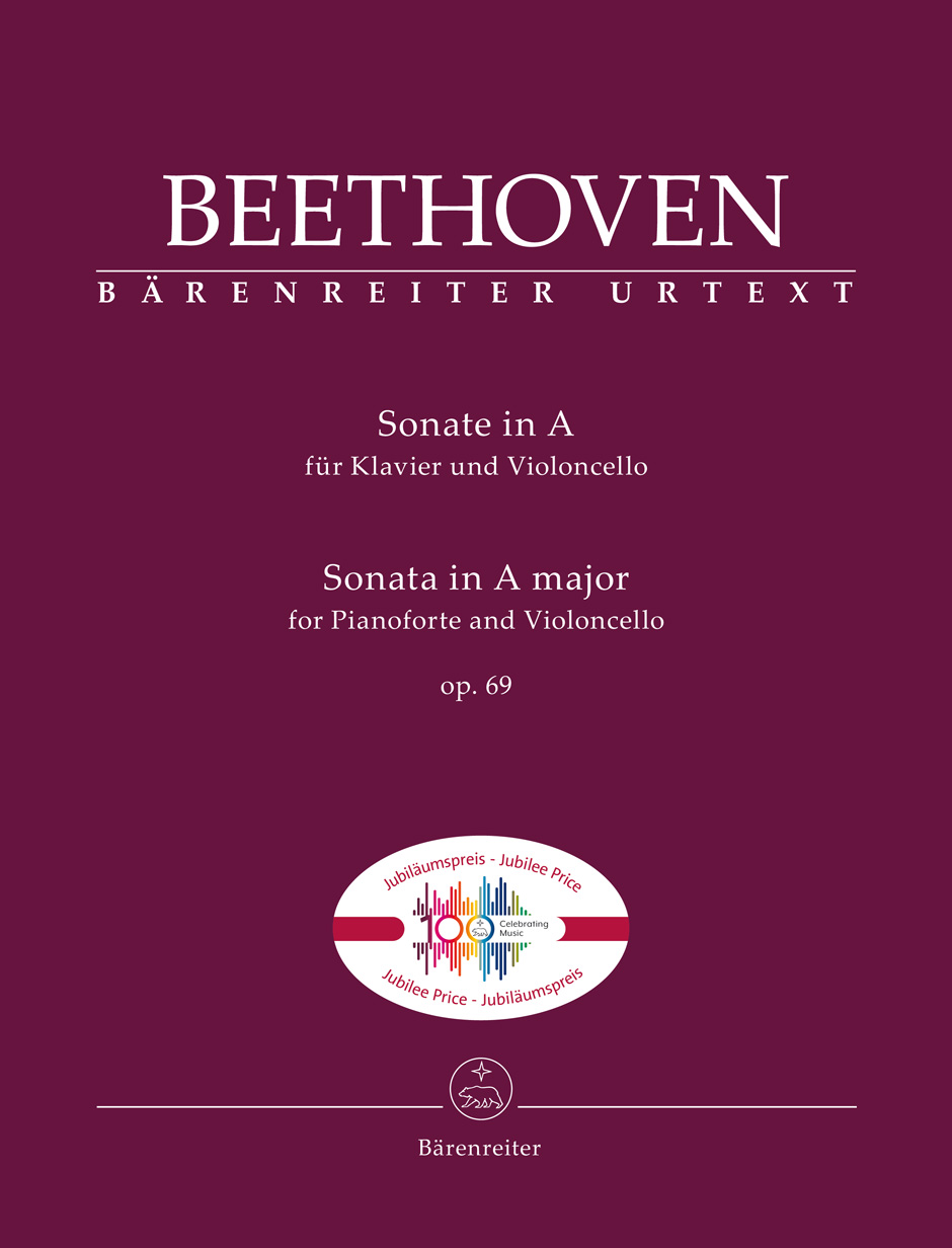 BEETHOVEN - SONATE IN A FÜR KLAVIER UND VIOLONCELLO OP.69