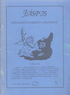 Biczó Iván (szerk.) - Jáspis 1991. szeptember II. évfolyam 5. szám [antikvár]