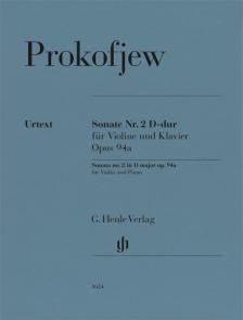 PROKOFJEV / PROKOFJEW - SONATE NR.2 D-DUR FÜR VIOLINE UND KLAVIE OP.94a