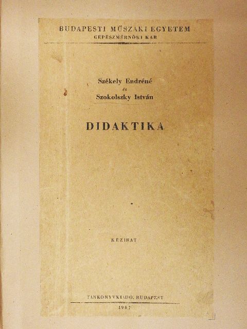 Székely Endréné - Didaktika [antikvár]