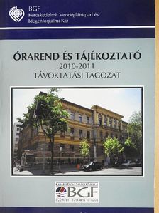 Órarend és tájékoztató [antikvár]