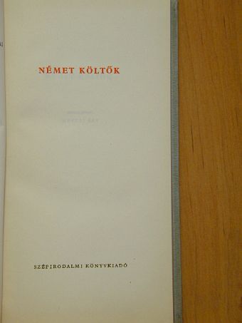 Alfred Mombert - Német költők [antikvár]