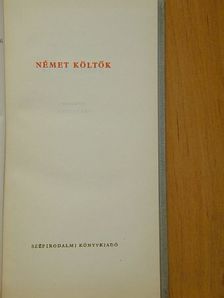 Alfred Mombert - Német költők [antikvár]