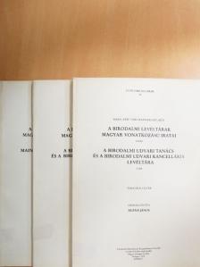 A birodalmi levéltárak magyar vonatkozású iratai I. kötet 1-2. rész/II. kötet [antikvár]