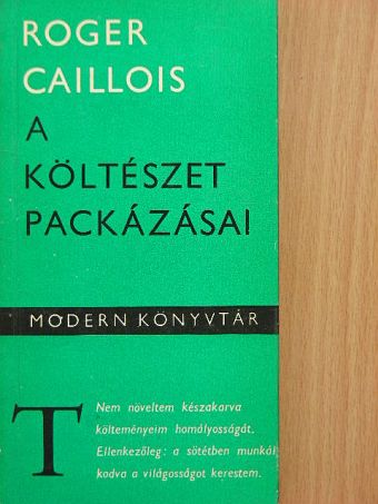 Roger Caillois - A költészet packázásai [antikvár]