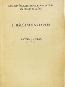 Ányos András - Szennyvízcsatornák fenntartása és felvételezése (aláírt példány) [antikvár]