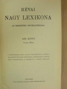 Révai nagy lexikona 13. (töredék) [antikvár]