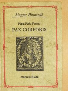 Dr. Halmai János - Pax Corporis [antikvár]
