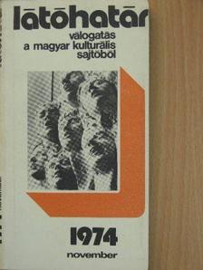Baka István - Látóhatár 1974. november [antikvár]