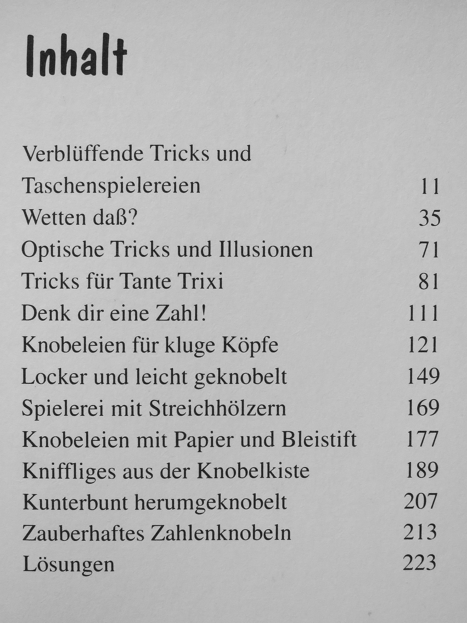 Coole Tricks und Knobeleien [antikvár]