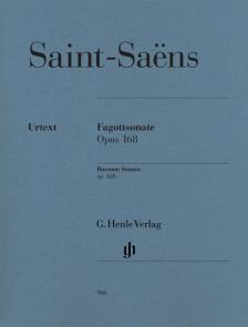 SAINT -SAENS - FAGOTTSONATE OP.168 FÜR FAGOTT UND KLAVIER URTEXT (JOST/SCHILDE)