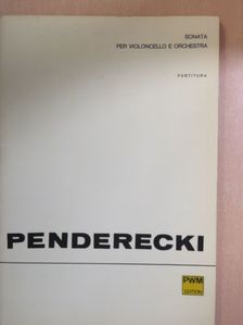Krzysztof Penderecki - Sonata per violoncello e orchestra [antikvár]